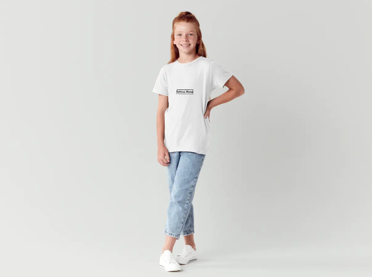 Kids Tee-Shirt in white - Éditions Woke Up!
